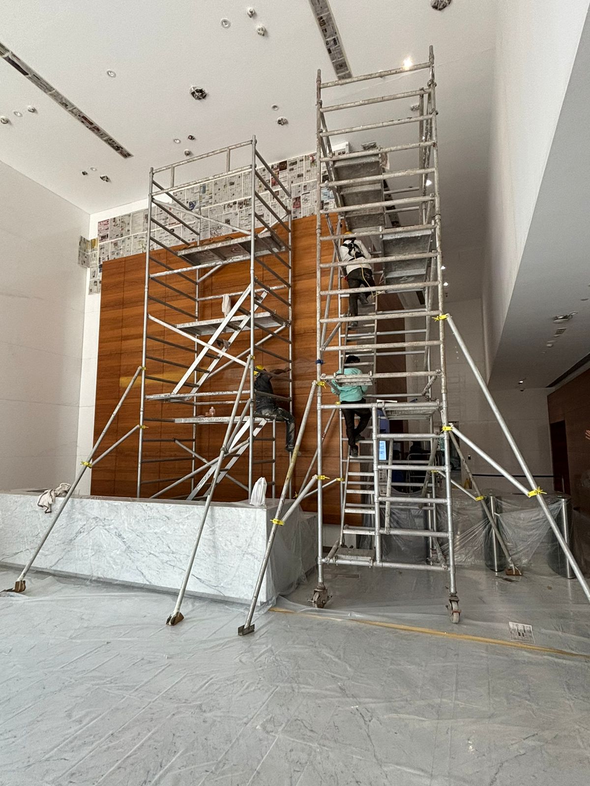 aluminum scaffolding stairway model